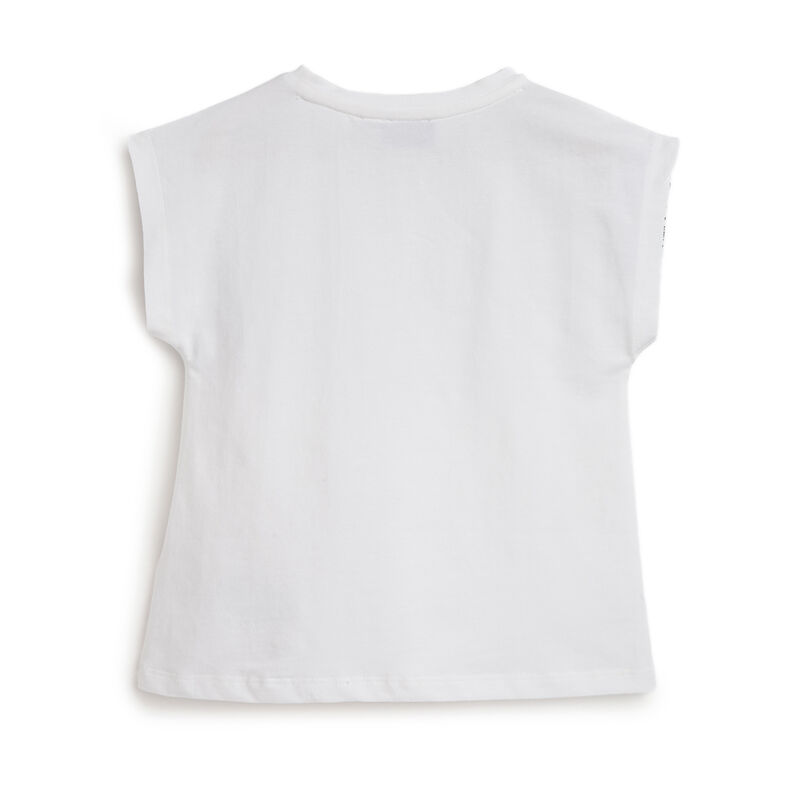 Girls Floral Printed Short Sleeve T-Shirt image number 1